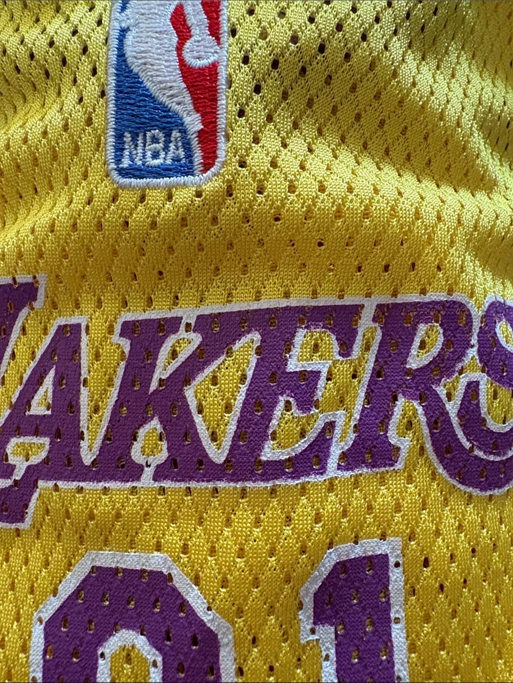 NBA Los Angeles Lakers gold jersey for small dog